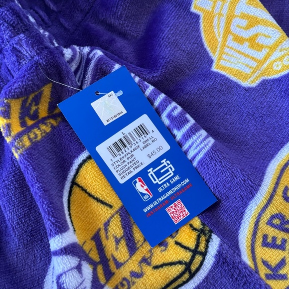 Lakers Pajama Fleece Pants - Picture 3 of 3